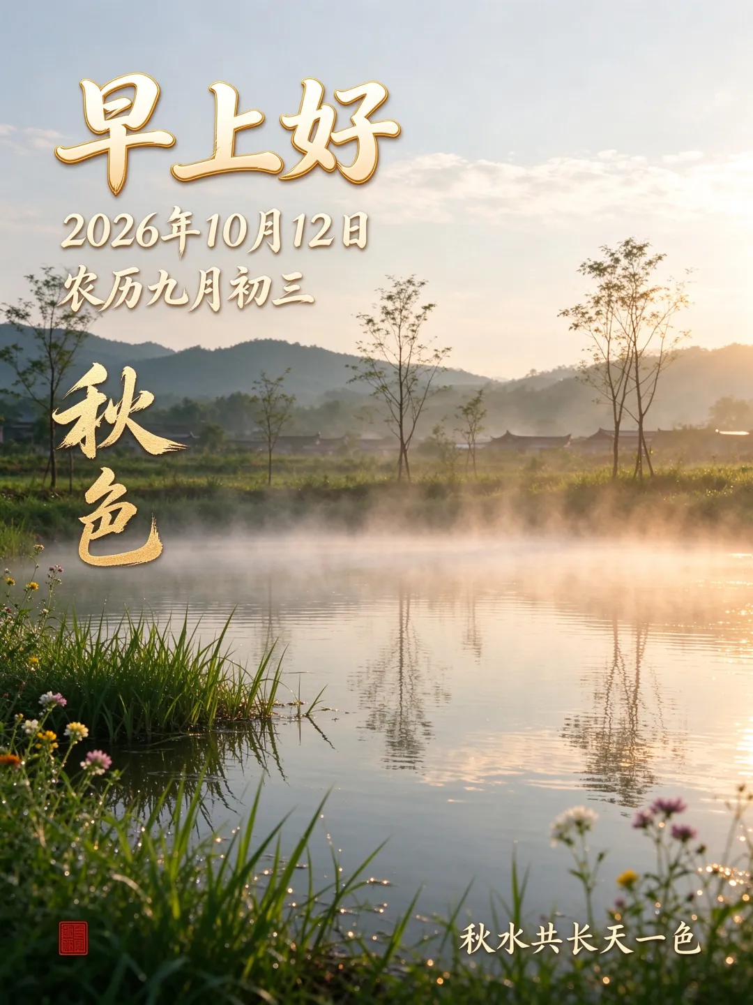 露凉秋深,农历九月初三,添件薄衫,祝愿您饭热茶香,心宽体健,阖家和气,年年有余-第2张图片-四季读书网 露凉秋深,农历九月初三,添件薄衫,祝愿您饭热茶香,心宽体健,阖家和气,年年有余-第2张图片-四季读书网