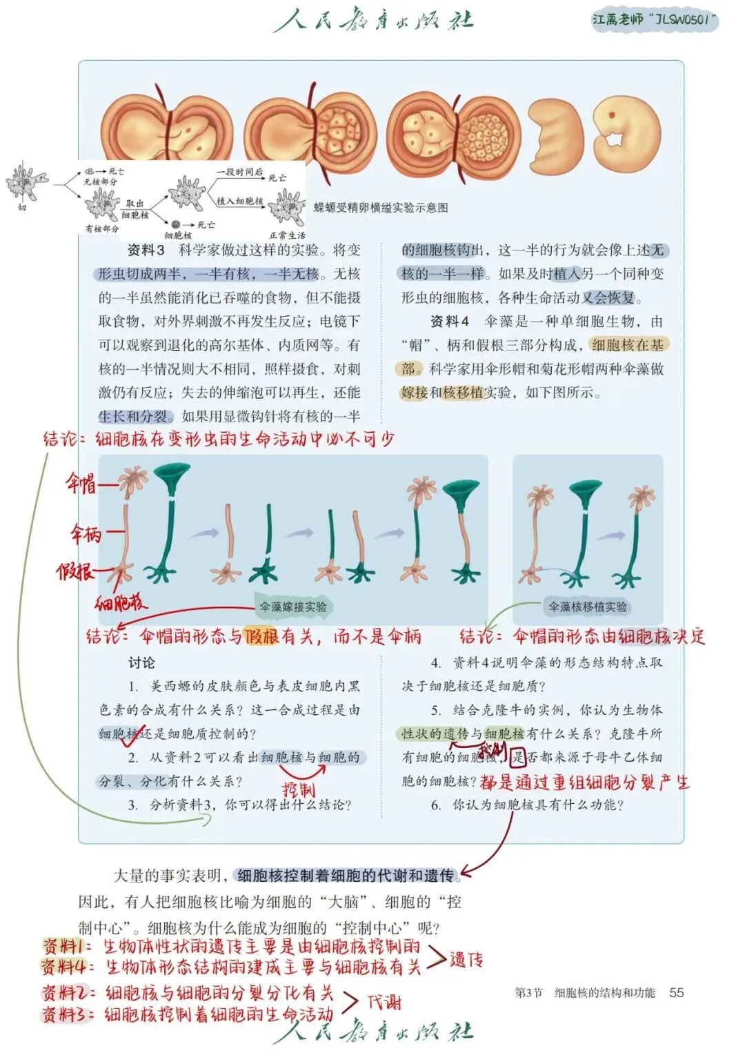 第1、2章走近细胞与组成细胞的分子A卷试卷完整解析-第1张图片-四季读书网