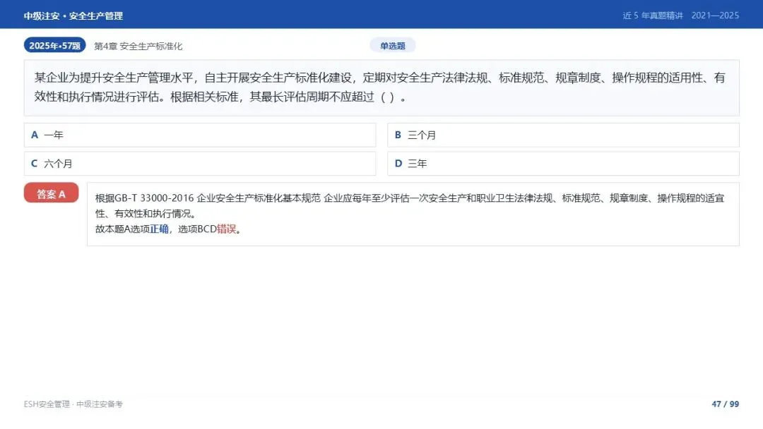 261012-注安管理-近5年真题精讲与考点解析-第47张图片-四季读书网