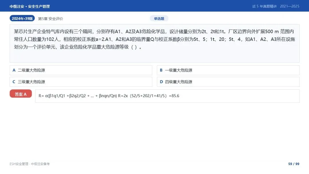 261012-注安管理-近5年真题精讲与考点解析-第59张图片-四季读书网