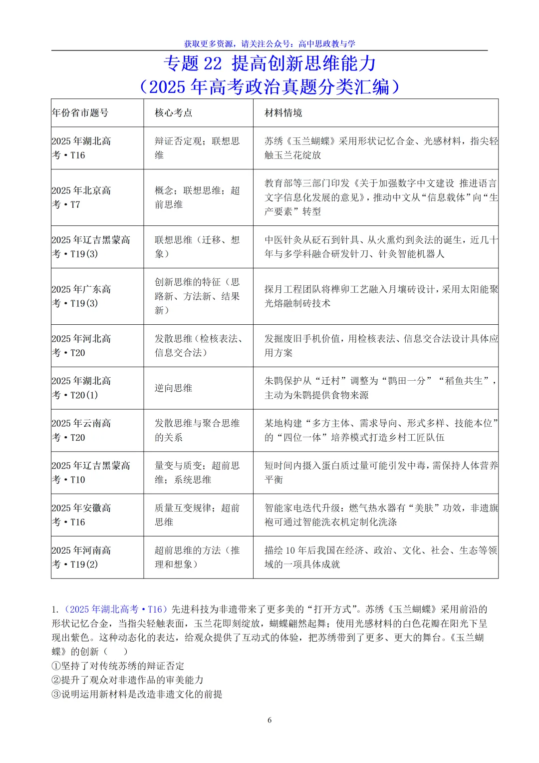 五年(2022-2026)高考政治真题分类汇编(7本书22个专题按单元分类)-第77张图片-四季读书网 五年(2022-2026)高考政治真题分类汇编(7本书22个专题按单元分类)-第77张图片-四季读书网