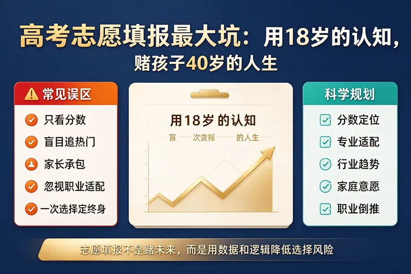 高考志愿填报最大的坑:用18岁的认知,赌孩子40岁的人生-第2张图片-四季读书网