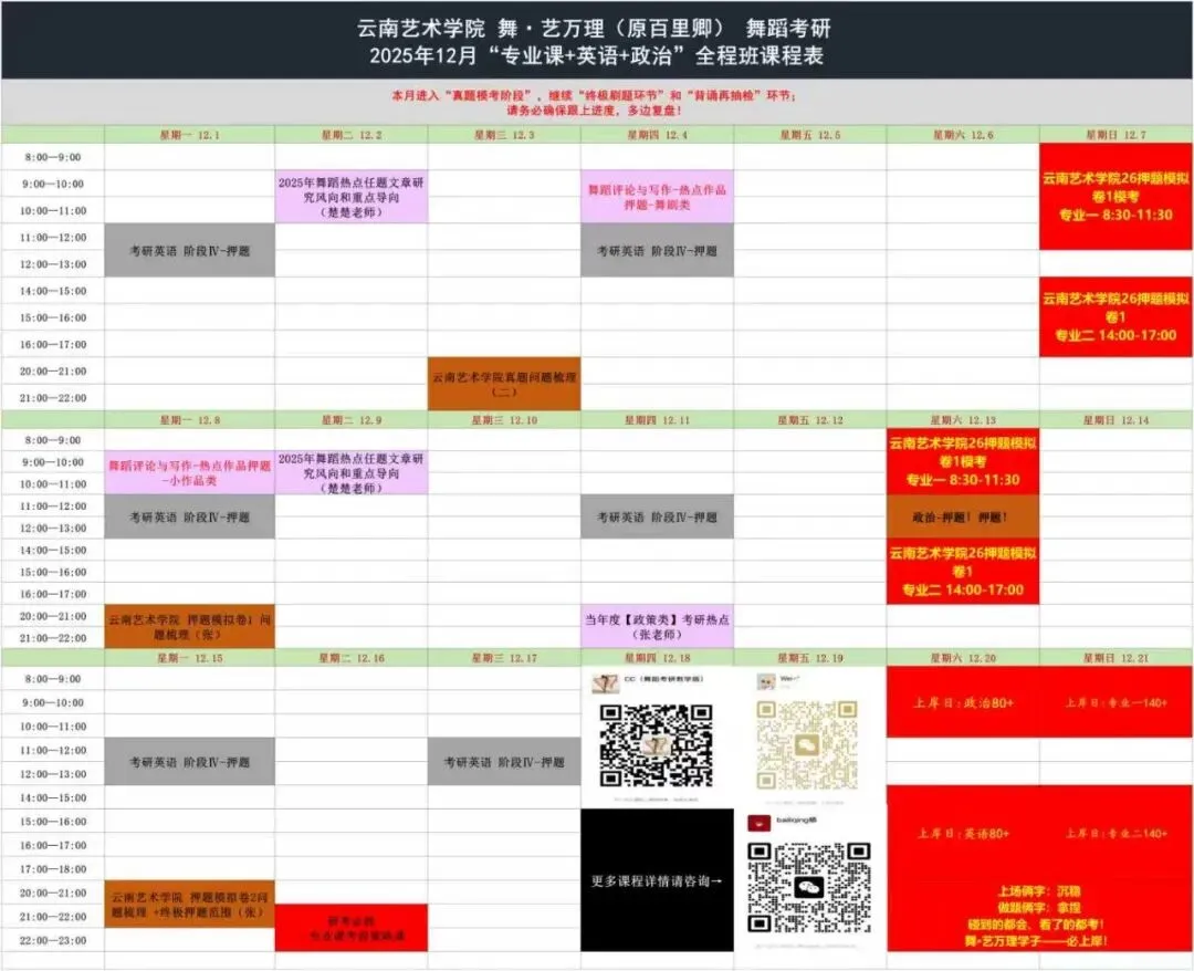 你模考过套卷吗?舞艺万理27届舞蹈考研真题押题模考班11月开课!名师一对一问题梳理+院校专属答题技巧+超高命中率!最后两个月翻盘不是梦-第34张图片-四季读书网 你模考过套卷吗?舞艺万理27届舞蹈考研真题押题模考班11月开课!名师一对一问题梳理+院校专属答题技巧+超高命中率!最后两个月翻盘不是梦-第34张图片-四季读书网