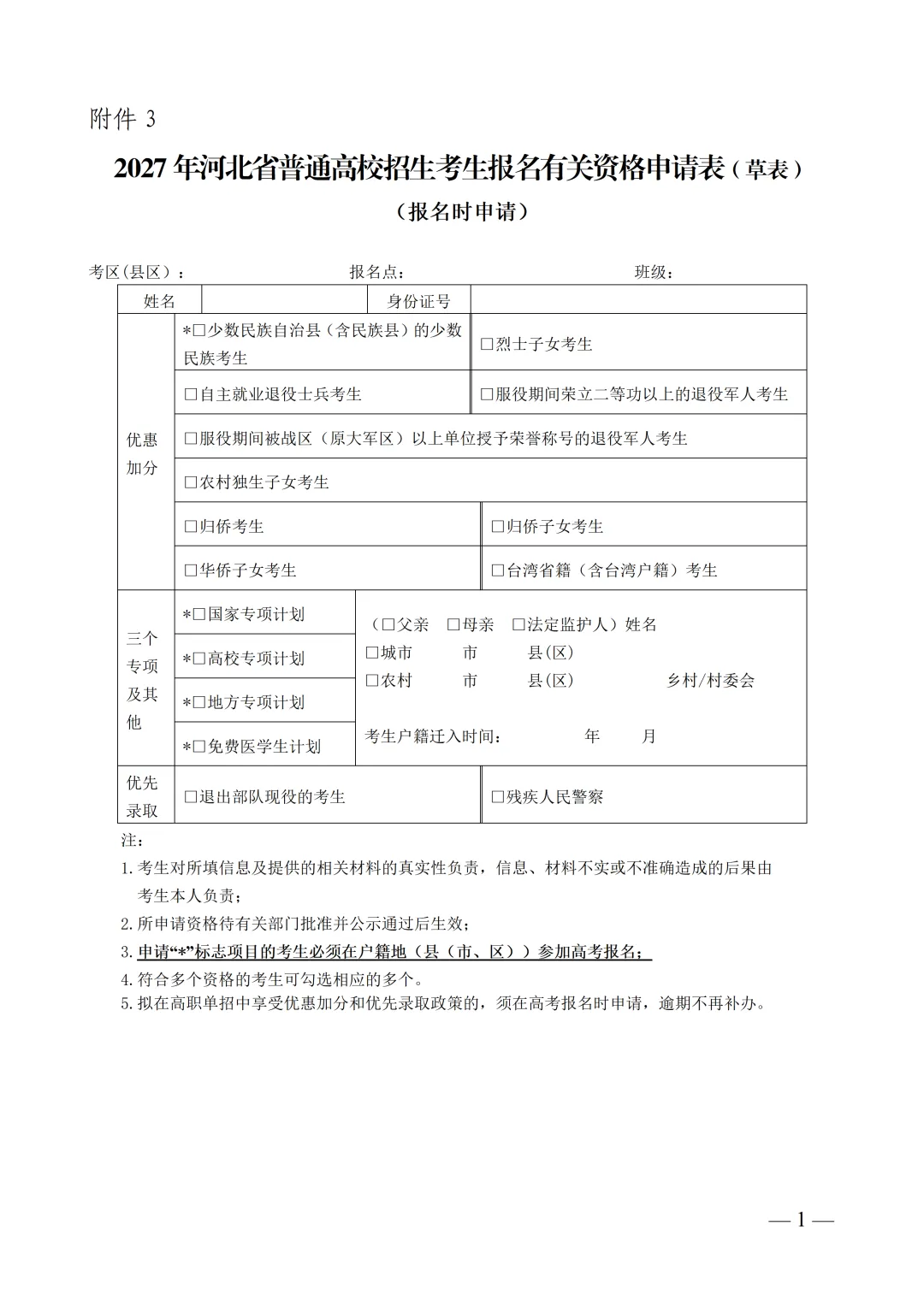 2027河北高考报名10月20日启动!这几张表没准备,报名要白跑一趟-第4张图片-四季读书网