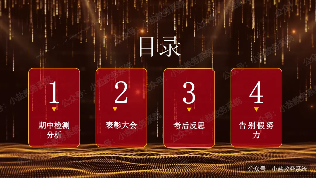 期中考后复盘与表彰激励主题班会:学生夸爆了!【40页PPT】-第3张图片-四季读书网