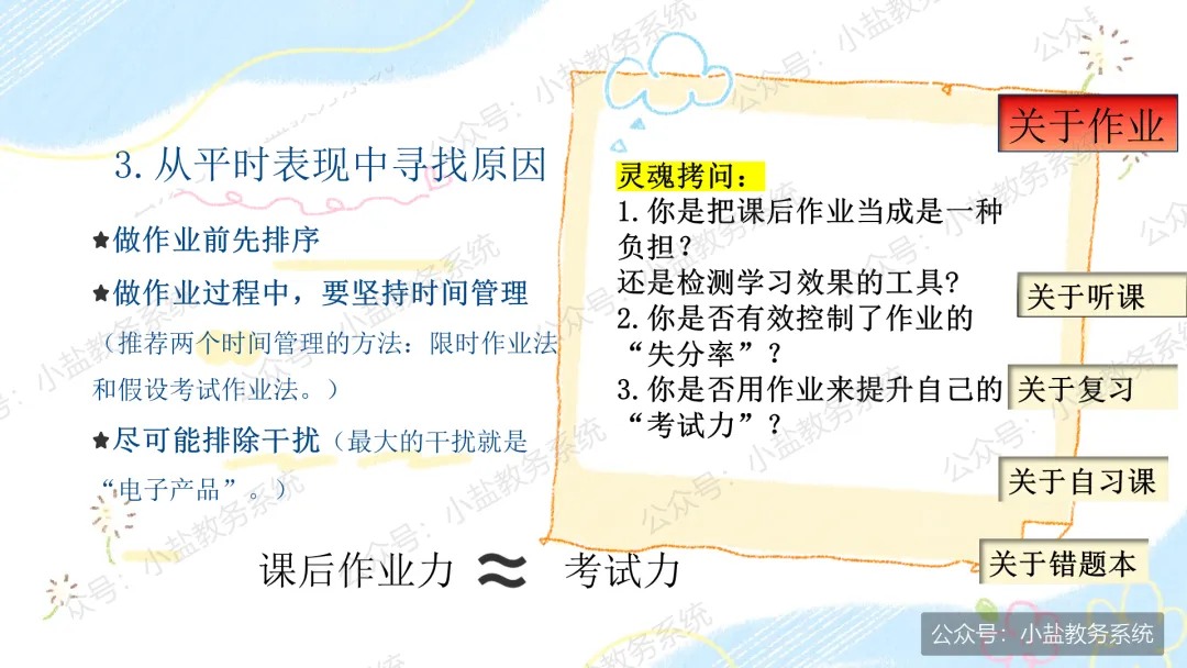 期中考后复盘心态调整主题班会:学生不再只盯着分数看了【34页PPT】-第22张图片-四季读书网