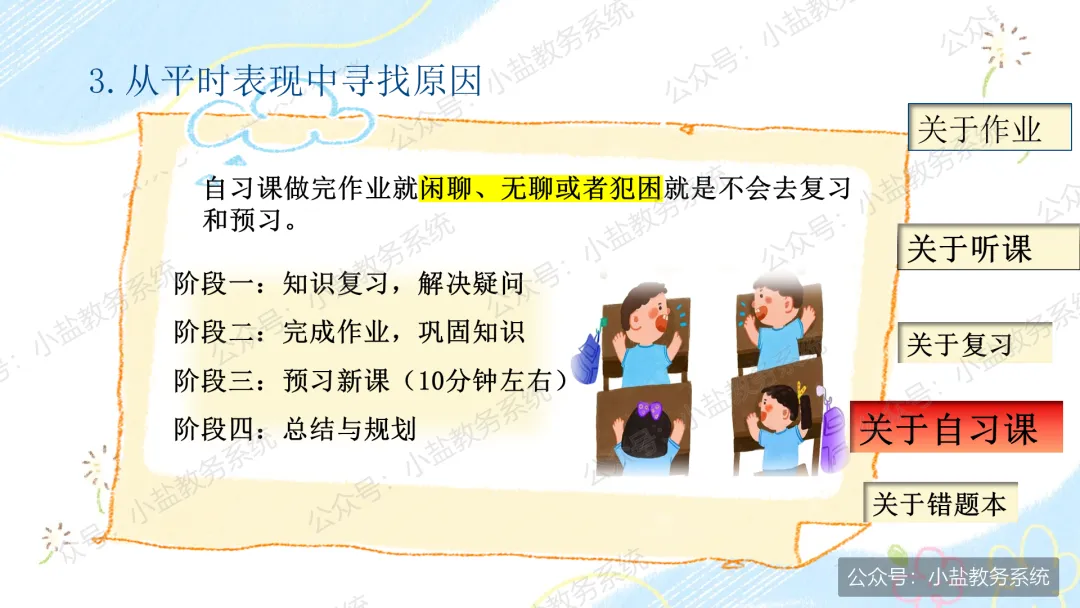 期中考后复盘心态调整主题班会:学生不再只盯着分数看了【34页PPT】-第25张图片-四季读书网