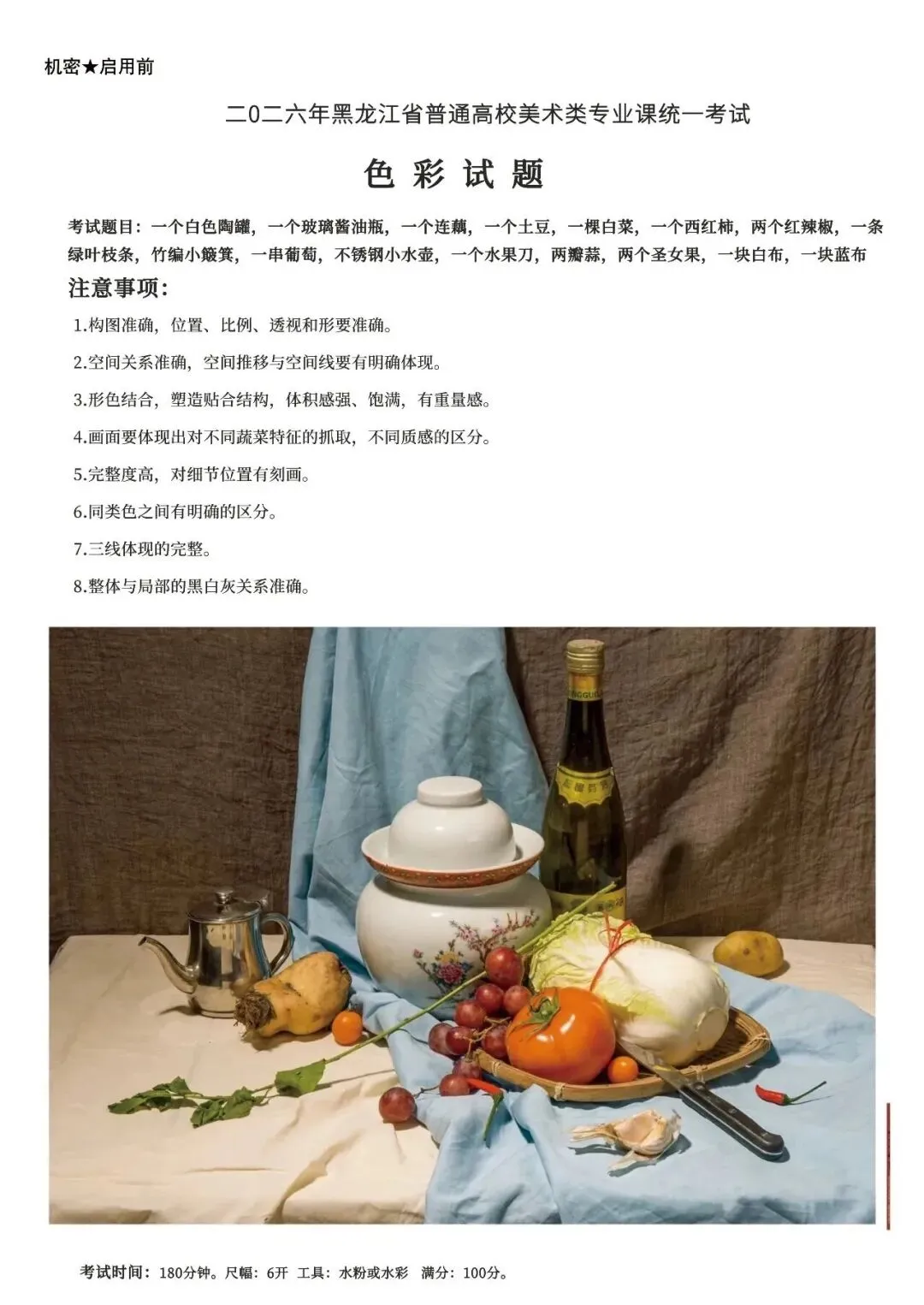 2026年全国美术模考试题 --练习使用-第75张图片-四季读书网