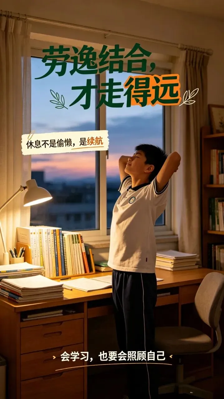 初二作业堆成山,别逼孩子熬夜硬扛,学习和运动本就可以好好平衡-第2张图片-四季读书网
