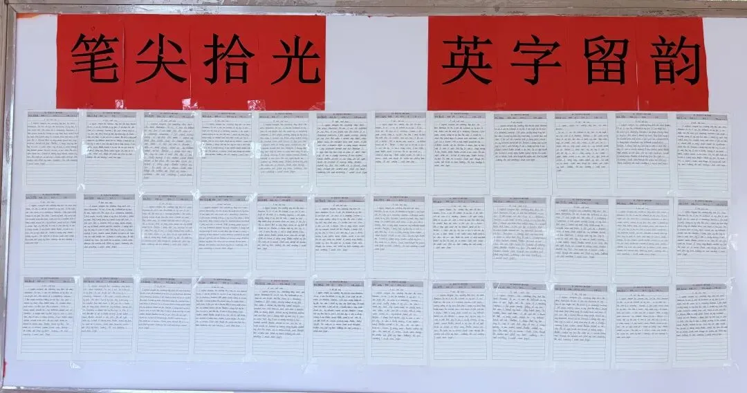 笔尖拾光 英字留韵|聊城文苑初级中学初二初三年级相继开展英语书写大赛-第2张图片-四季读书网