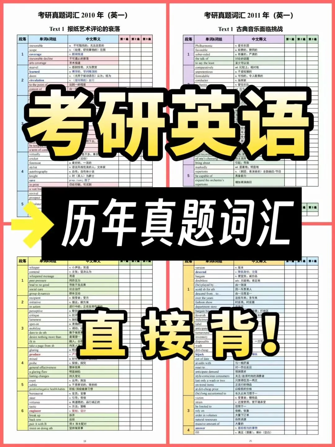 考研英语真题词汇表汇总-第7张图片-四季读书网 考研英语真题词汇表汇总-第7张图片-四季读书网