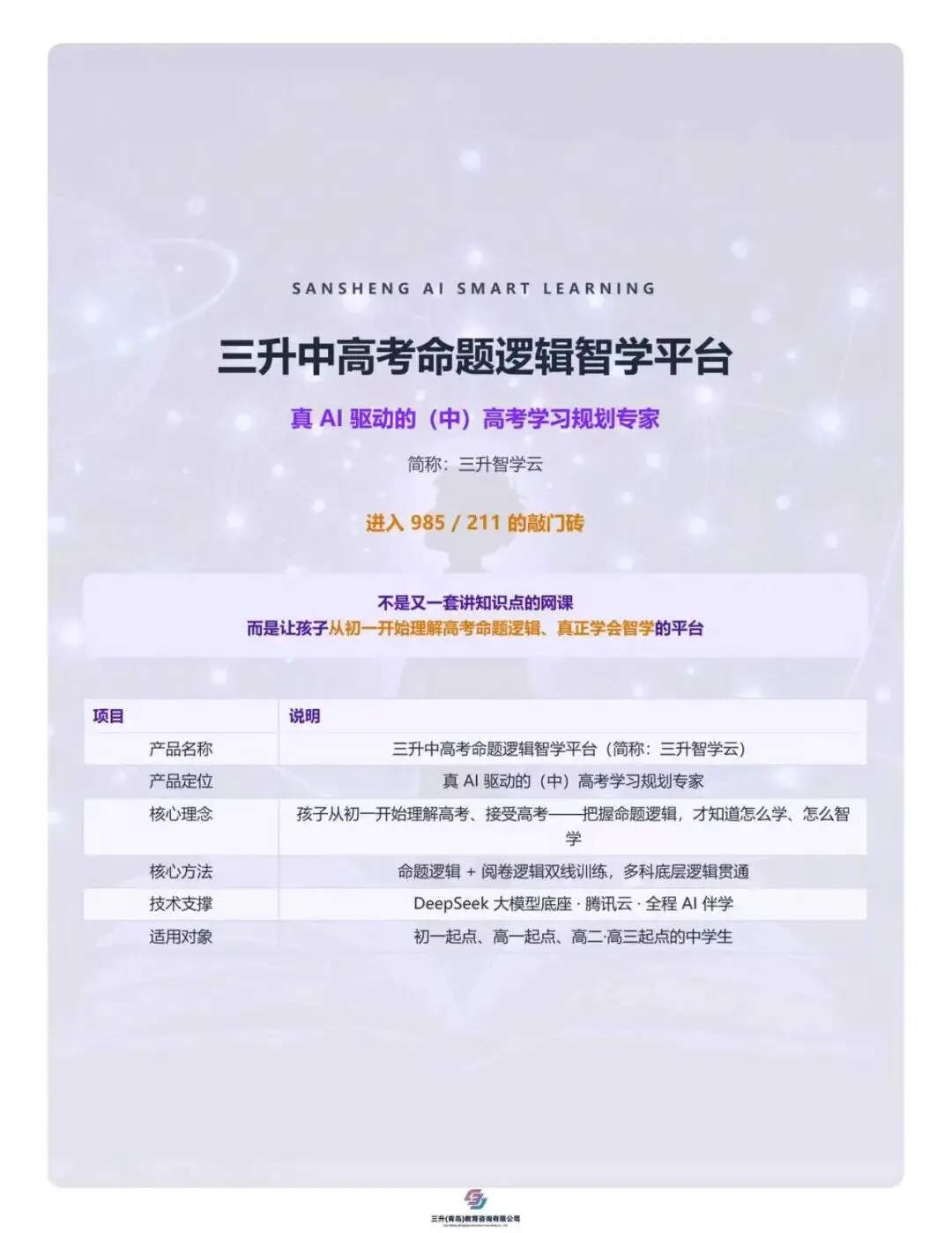 AI重构中高考!三升智学云发布会即将启幕,诚邀您的到来-第3张图片-四季读书网