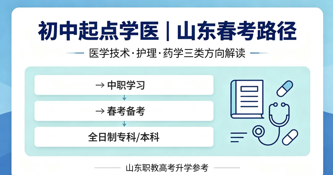 初三走山东春考学医:医学技术、护理、药学三大类,哪条路更宽?-第1张图片-四季读书网