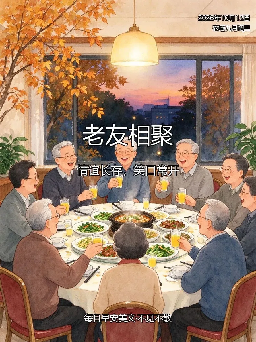 农历九月初三 · 老友相聚,愿你情谊长存、笑口常开、朋友多了路好走-第3张图片-四季读书网 农历九月初三 · 老友相聚,愿你情谊长存、笑口常开、朋友多了路好走-第3张图片-四季读书网