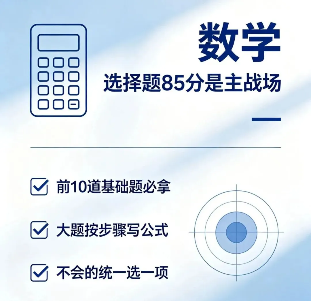 2026年成人高考高起专|语数英抢分技巧-第3张图片-四季读书网