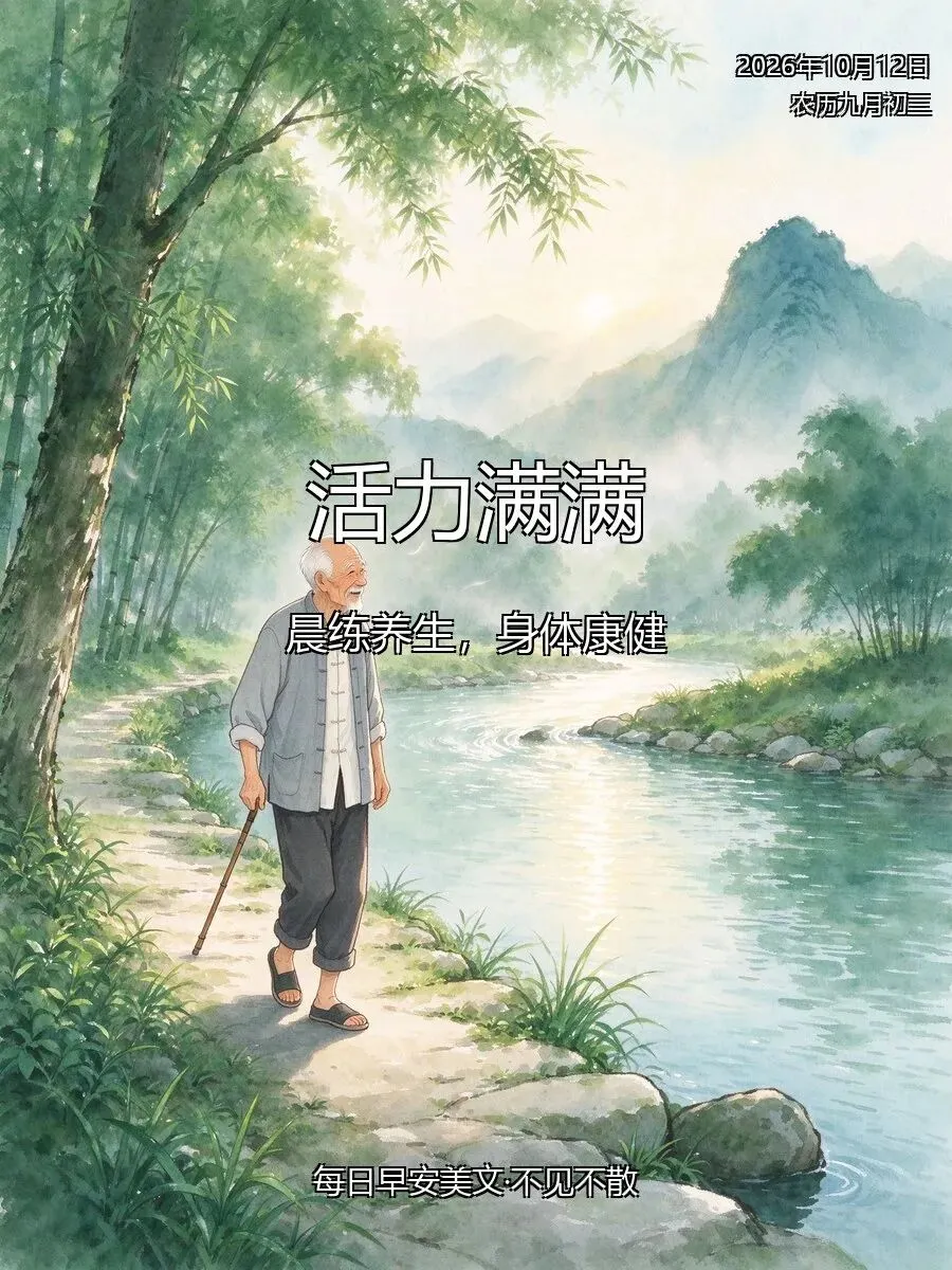 农历九月初三 · 晨练正当时,愿你活力满满、身体康健、越活越年轻-第3张图片-四季读书网 农历九月初三 · 晨练正当时,愿你活力满满、身体康健、越活越年轻-第3张图片-四季读书网