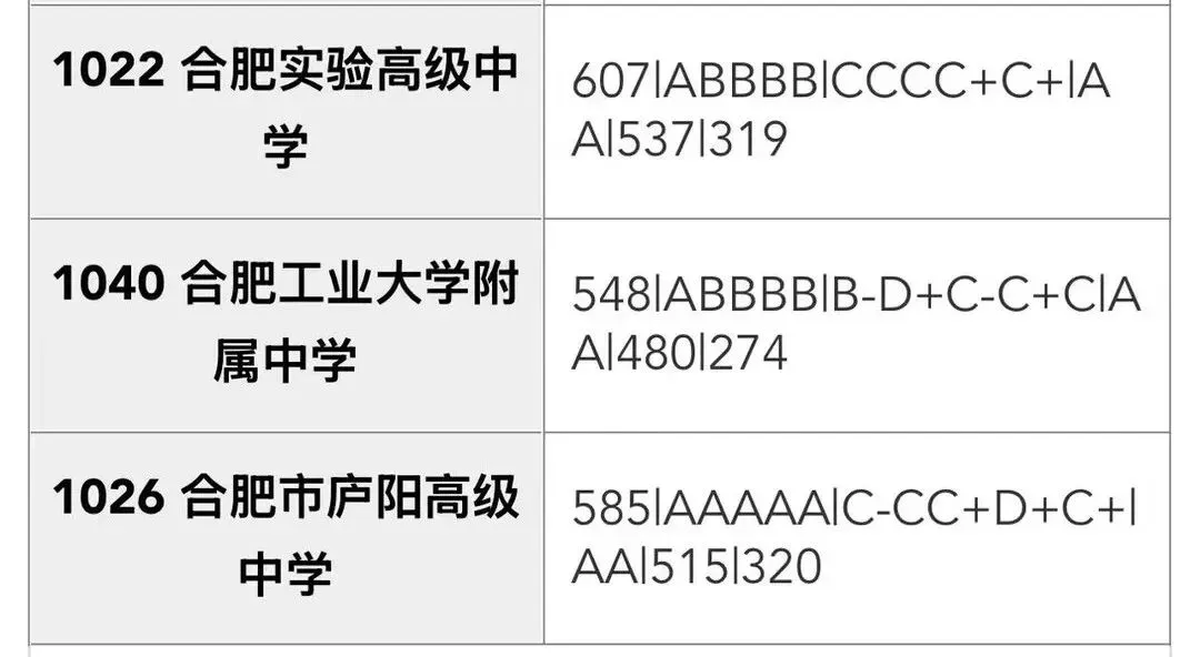 合肥市区2026年中考部分初中学校省示范高中指标到校情况,仅供参考!-第38张图片-四季读书网