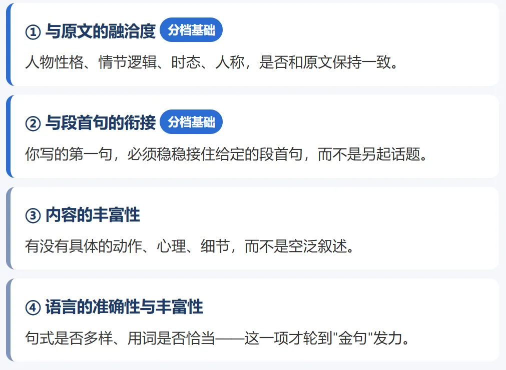 高考读后续写万能模板!背会这几句,作文稳了-第3张图片-四季读书网 高考读后续写万能模板!背会这几句,作文稳了-第3张图片-四季读书网