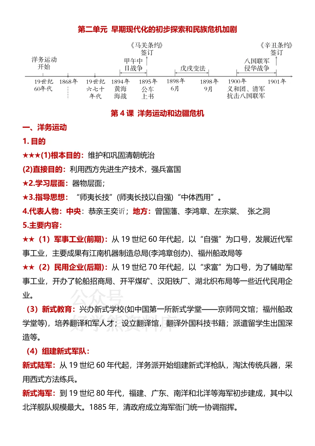 【月考】2026-2027学年人教版初二八年级上册历史第一次月考知识点总结-第5张图片-四季读书网 【月考】2026-2027学年人教版初二八年级上册历史第一次月考知识点总结-第5张图片-四季读书网