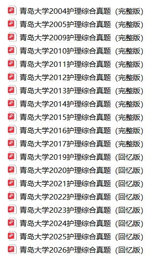 【青岛大学】308护理综合考研历年真题-第1张图片-四季读书网