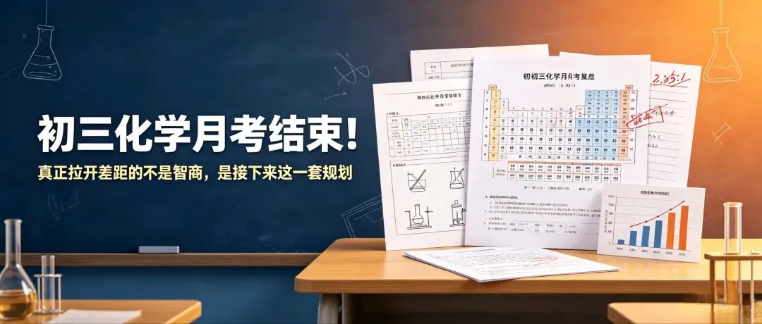 初三化学月考结束!真正拉开差距的不是智商,是接下来这一套规划-第1张图片-四季读书网