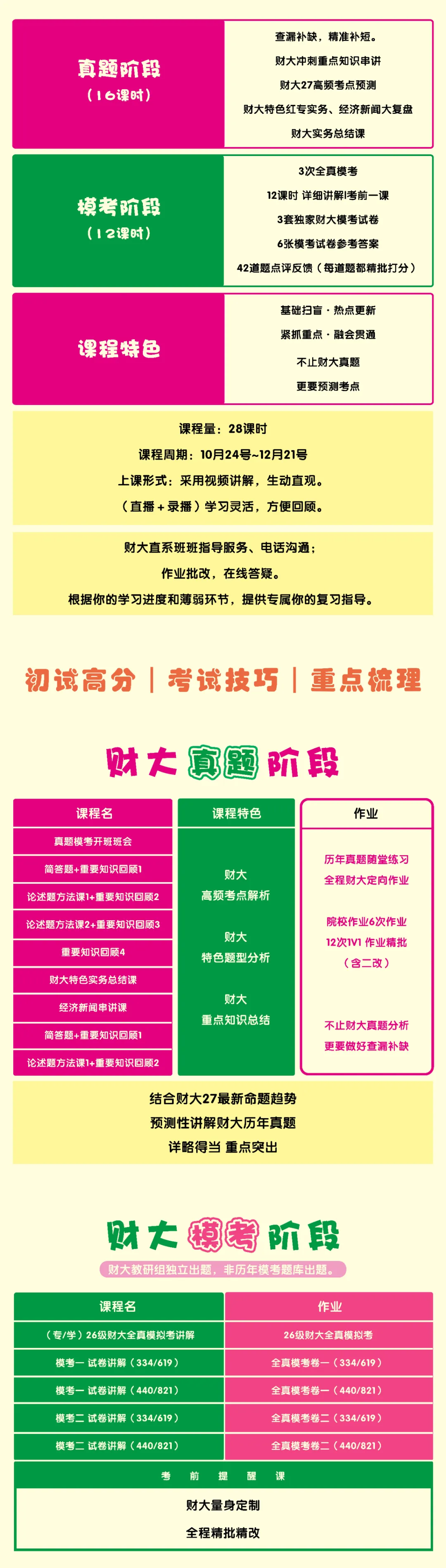 27财大真题模考班|全新升级迭代,最后两个月带你冲刺高分!-第2张图片-四季读书网 27财大真题模考班|全新升级迭代,最后两个月带你冲刺高分!-第2张图片-四季读书网