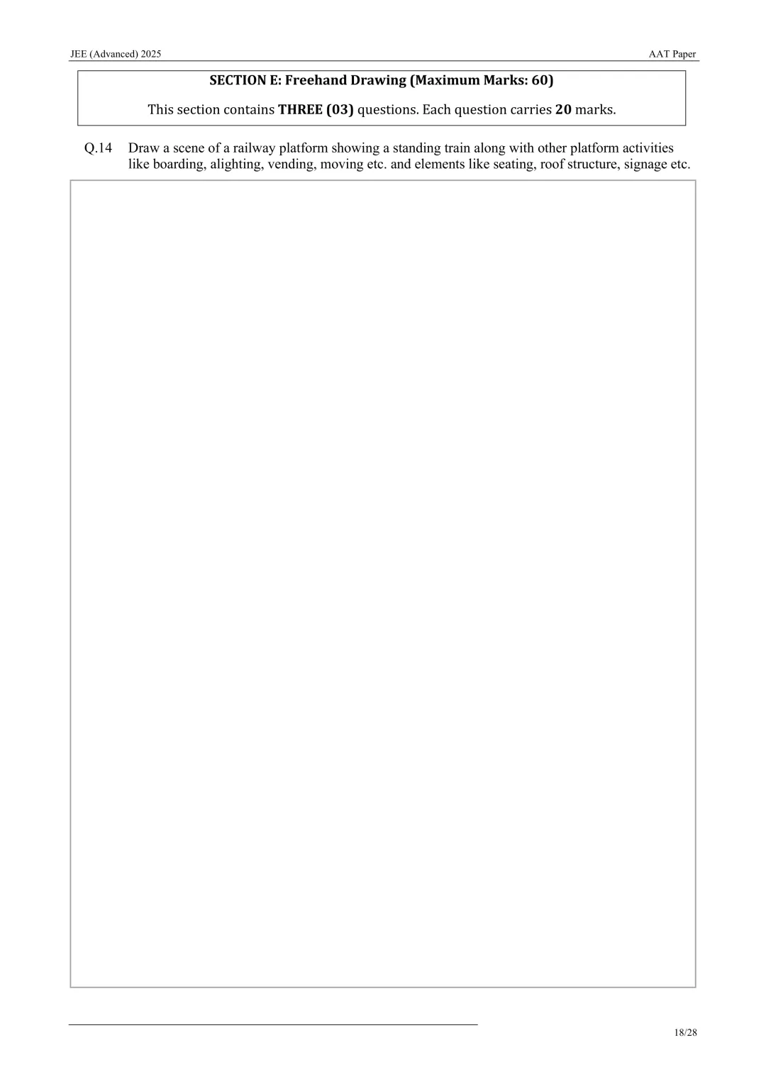 真题 I 《2025印度高考(建筑设计类专业)》(印度理工学院联合入学考试)-第18张图片-四季读书网