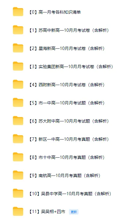 苏高、实验高一首次月考情况曝光!附各校真题+答案!-第34张图片-四季读书网 苏高、实验高一首次月考情况曝光!附各校真题+答案!-第34张图片-四季读书网