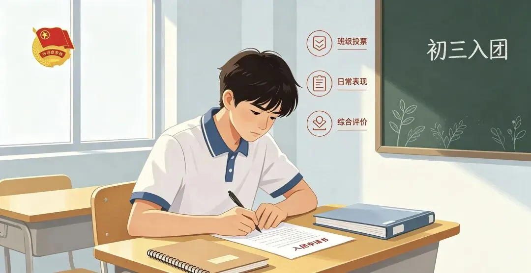 初三入团不是写申请就行,还要全班投票评选-第1张图片-四季读书网