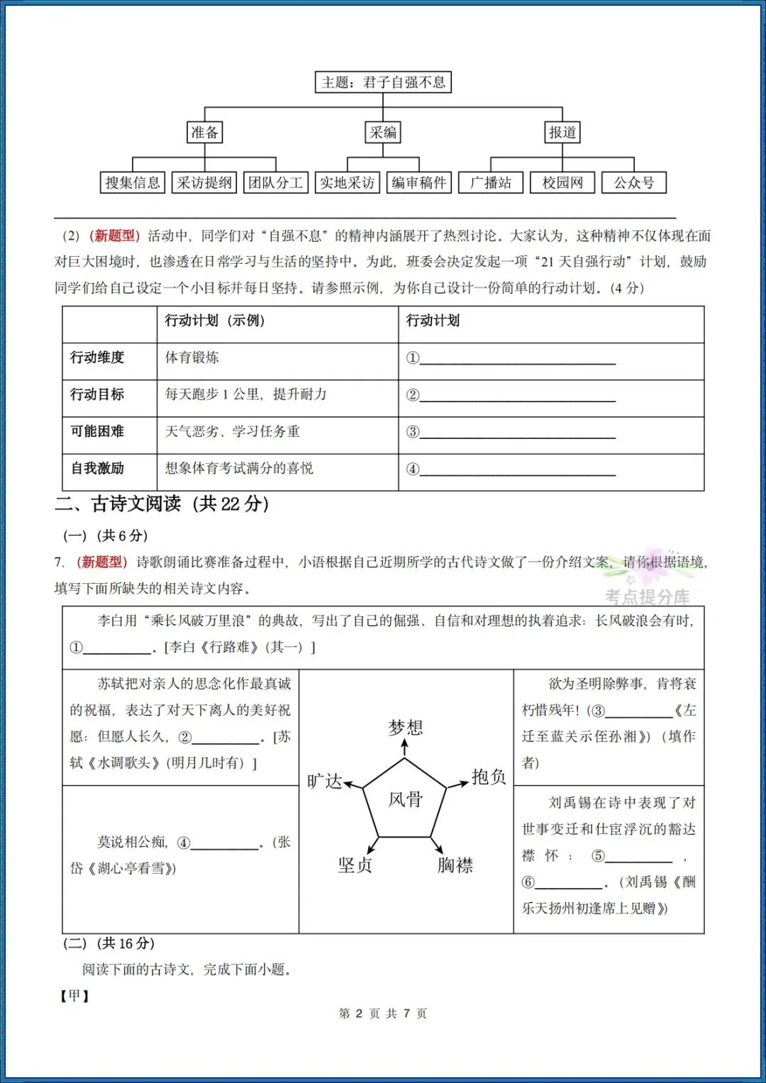 26秋初三 九年级上册语文 《期中模拟测试卷》基础过关+能力提升 共3套 附答案解析 可打印 〈word版可编辑〉-第14张图片-四季读书网 26秋初三 九年级上册语文 《期中模拟测试卷》基础过关+能力提升 共3套 附答案解析 可打印 〈word版可编辑〉-第14张图片-四季读书网
