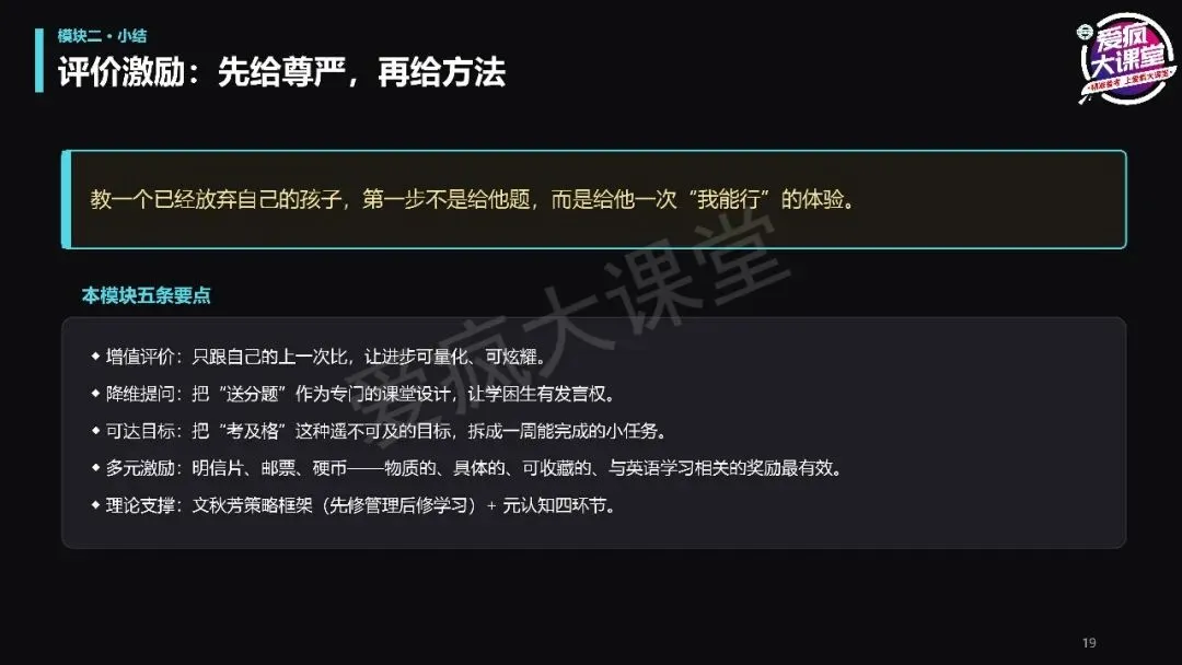 讲座总结丨宫志林老师:高考英语扶困:从精准诊断到课堂跟进-第10张图片-四季读书网 讲座总结丨宫志林老师:高考英语扶困:从精准诊断到课堂跟进-第10张图片-四季读书网
