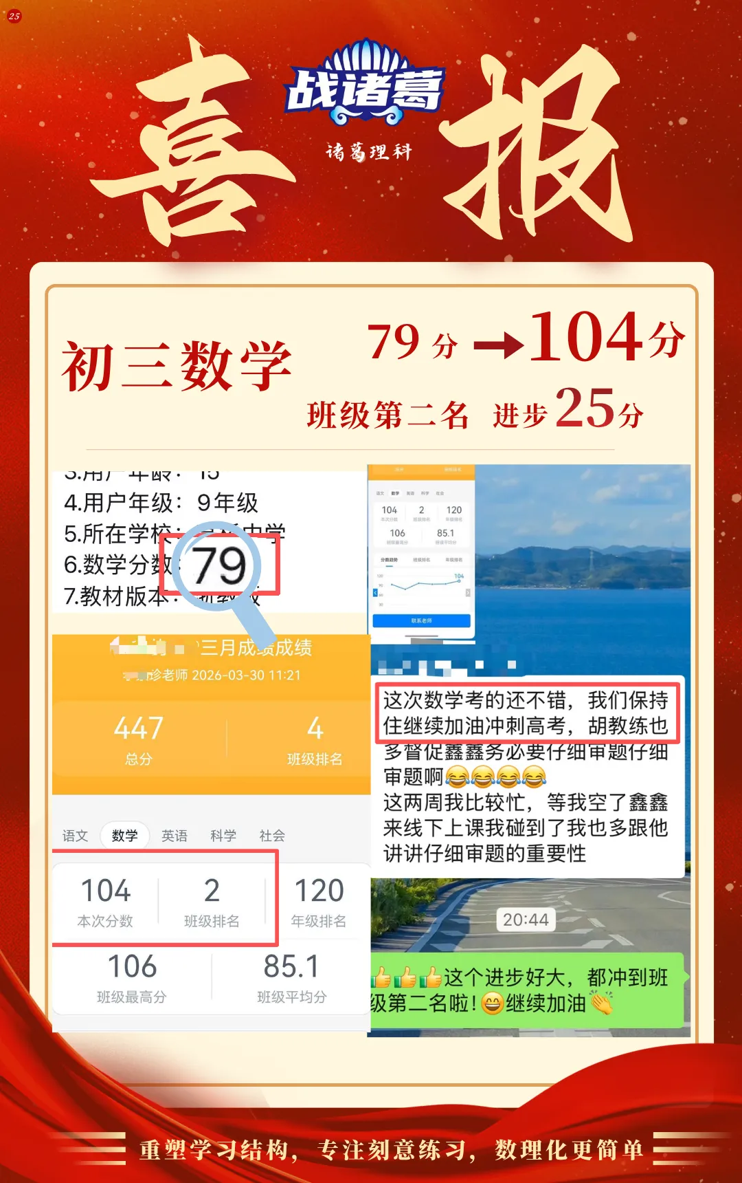 诸葛真实案例故事|初二孩子数学 20名到第4名的逆袭-第16张图片-四季读书网 诸葛真实案例故事|初二孩子数学 20名到第4名的逆袭-第16张图片-四季读书网