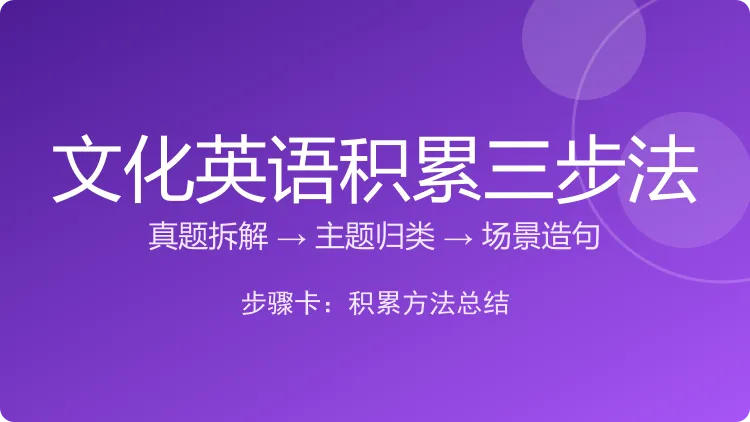2026 高考英语不考死记硬背了!5 个文化表达你必须会-第5张图片-四季读书网
