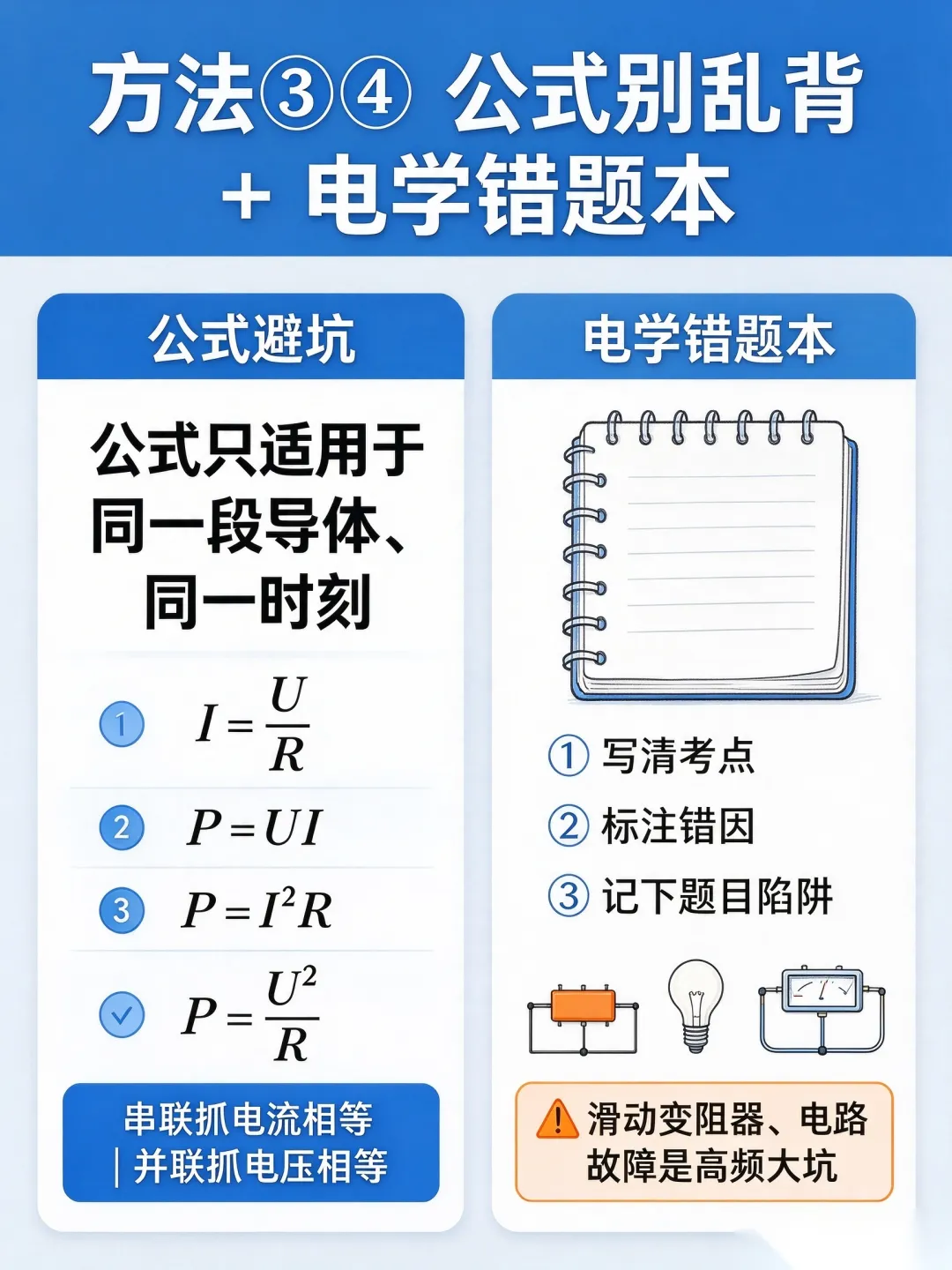 初三物理| 对啊,就是因为你搞不定物理电,所以你上不了一高-第5张图片-四季读书网