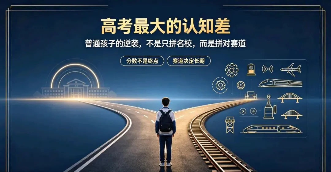 高考最大的认知差:普通孩子的逆袭,从来不是拼名校,而是拼赛道-第1张图片-四季读书网