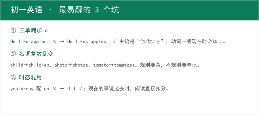初一英语:孩子“背了单词还是不会用”,问题出在哪?-第2张图片-四季读书网 初一英语:孩子“背了单词还是不会用”,问题出在哪?-第2张图片-四季读书网