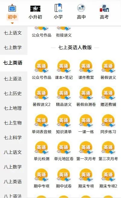 初一七年级上册英语(新版)全册常考单词短语句型必背知识清单总结梳理电子版可下载打印(2026)-第11张图片-四季读书网