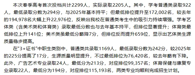 广东3+证书高职高考:相对好考的10所公办专科?附2026录取分数参考-第14张图片-四季读书网