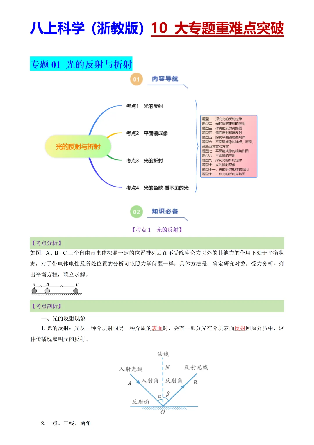 初二科学断崖式变难?浙教版八上 10 大专题,一次性攻克重难点-第1张图片-四季读书网