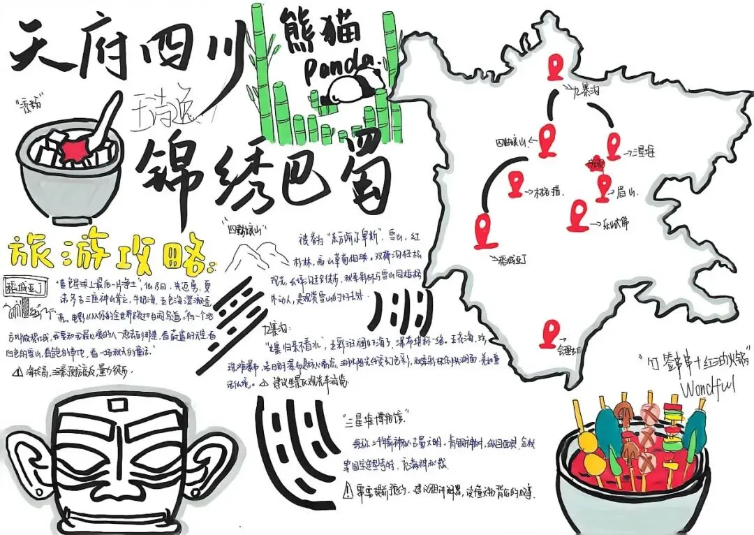 ��初二学子笔下的文综作品,绝美!-第45张图片-四季读书网