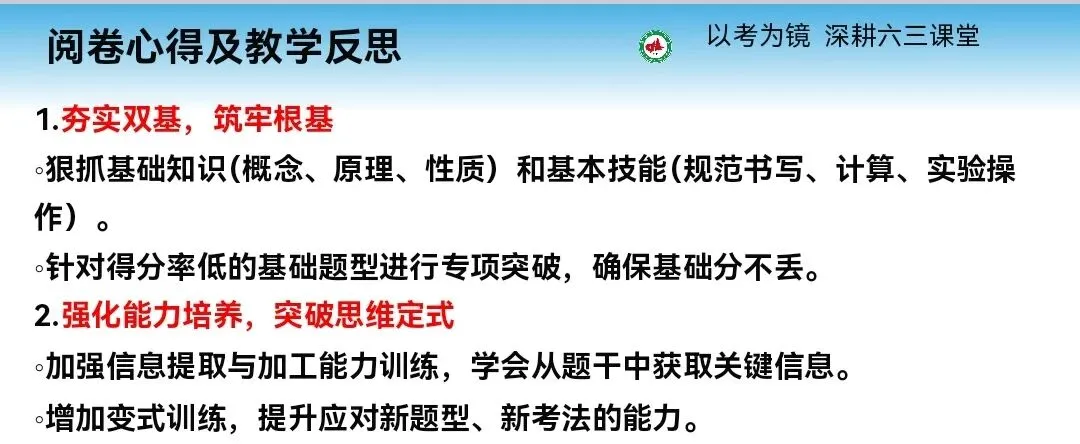 研析高考明方向 深耕教研促提升——化学组2026年高考试题分析及教学建议-第14张图片-四季读书网 研析高考明方向 深耕教研促提升——化学组2026年高考试题分析及教学建议-第14张图片-四季读书网