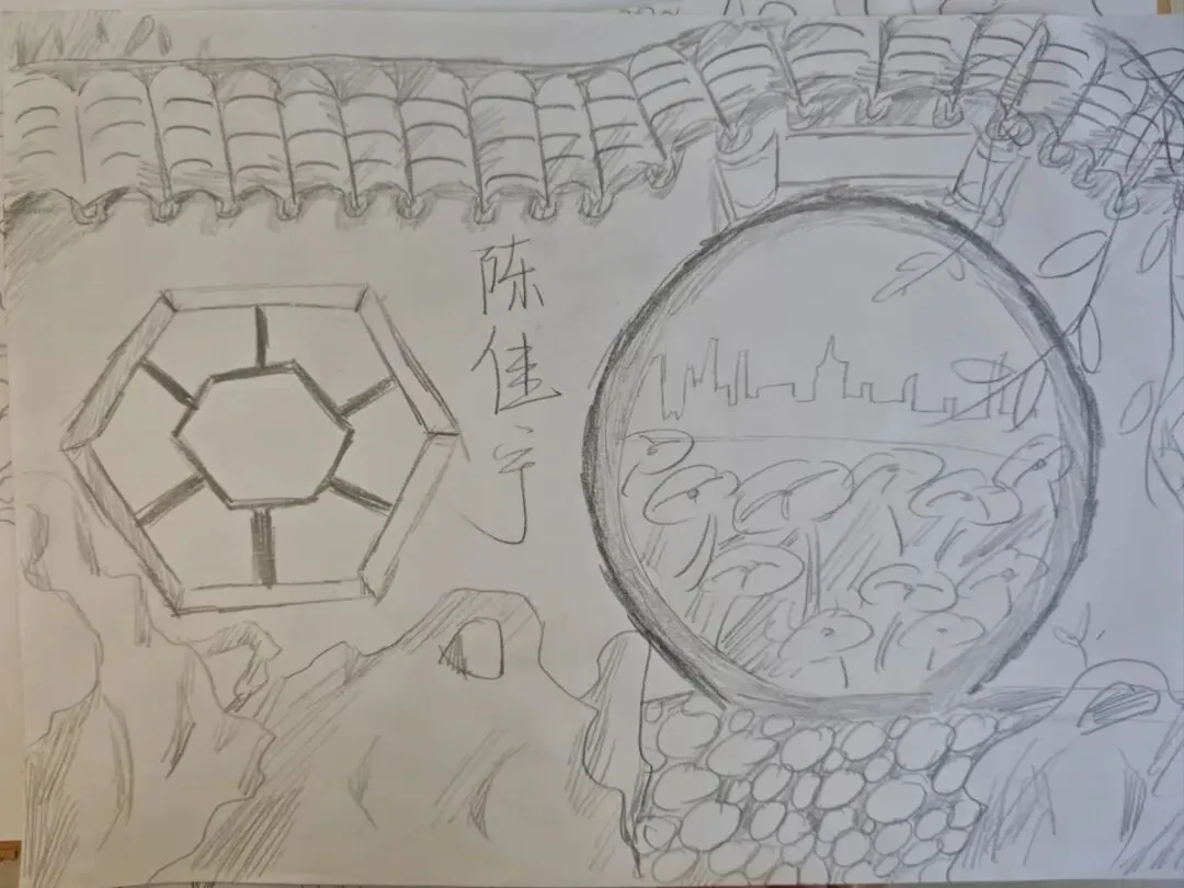 初二8班美术课堂作品-第5张图片-四季读书网