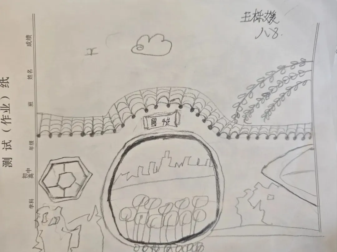 初二8班美术课堂作品-第16张图片-四季读书网