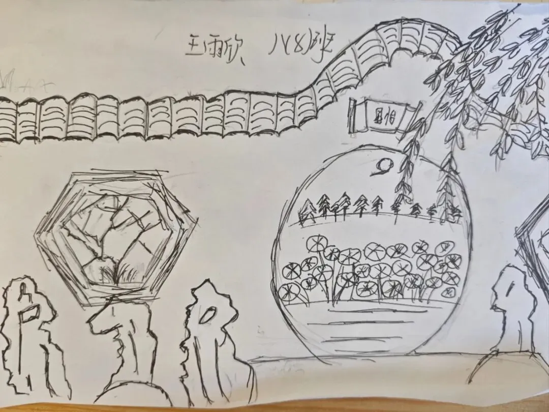 初二8班美术课堂作品-第36张图片-四季读书网