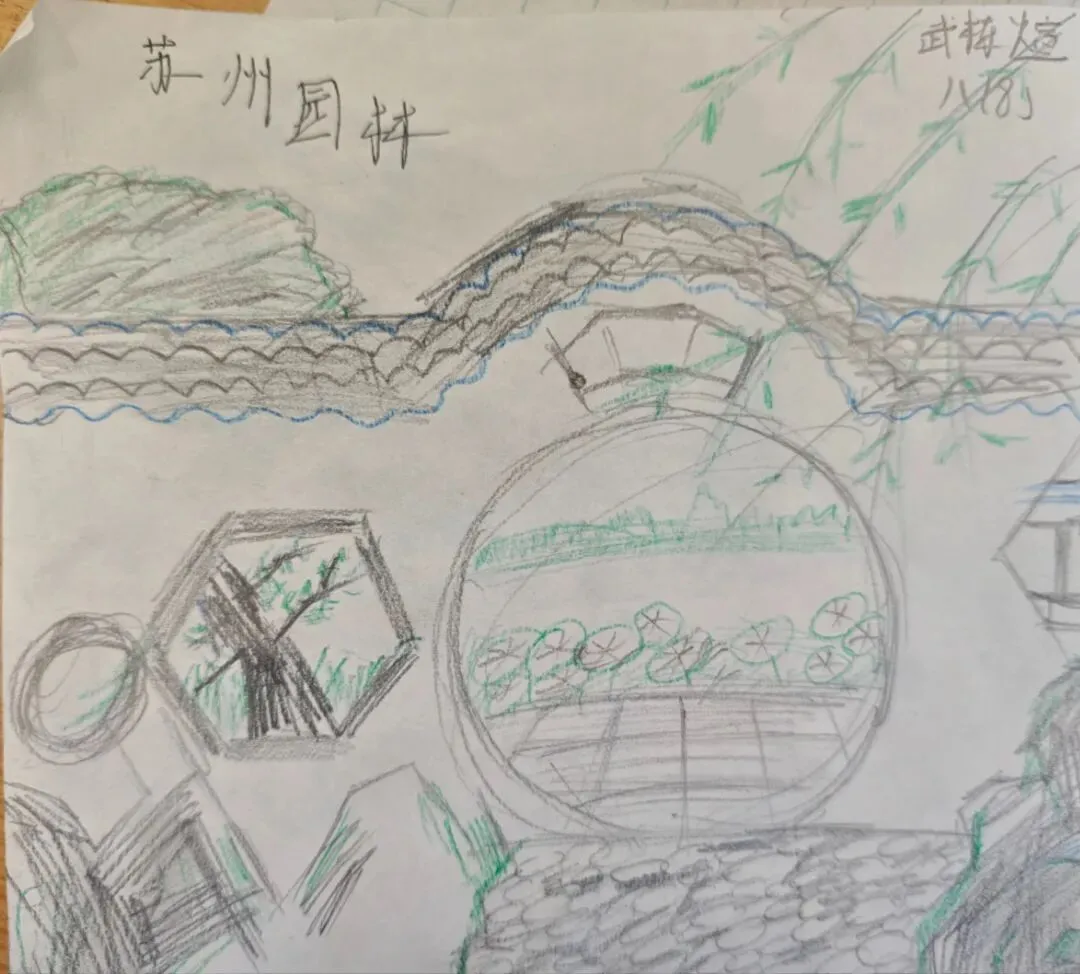 初二8班美术课堂作品-第38张图片-四季读书网