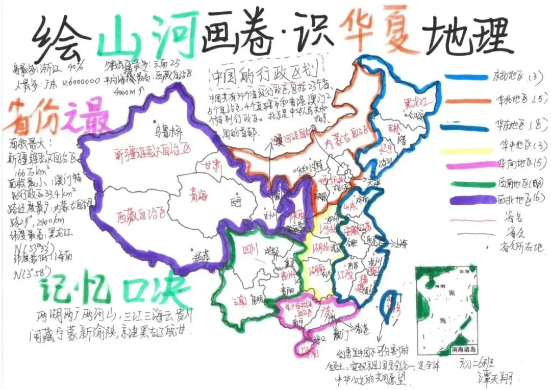 初二地理:绘山河画卷·识华夏地理 | 顺德一中外国语学校项目式学习作业展示(六)-第25张图片-四季读书网 初二地理:绘山河画卷·识华夏地理 | 顺德一中外国语学校项目式学习作业展示(六)-第25张图片-四季读书网