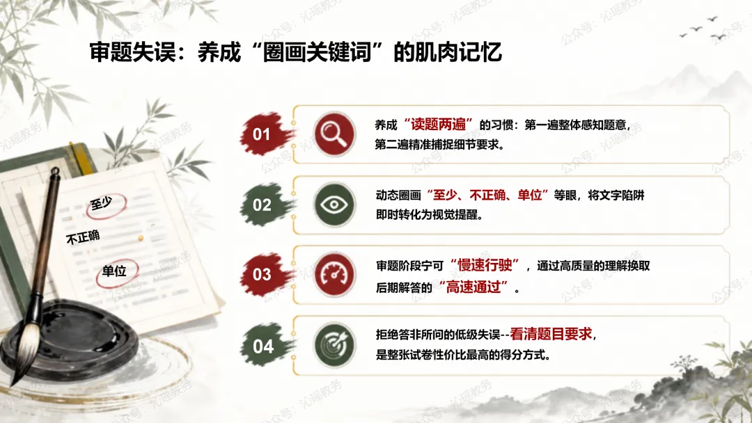 初三第一次月考后的复盘与心态重启:从分数到成长 || 月考是校准,不是终审【PPT+发言稿】-第24张图片-四季读书网 初三第一次月考后的复盘与心态重启:从分数到成长 || 月考是校准,不是终审【PPT+发言稿】-第24张图片-四季读书网