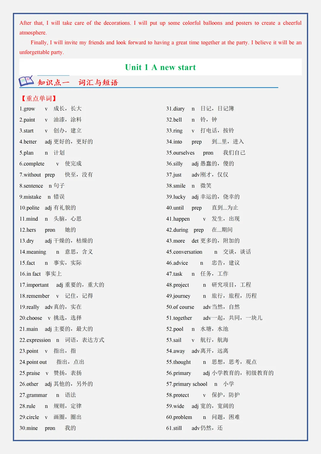 【初一】新版七上英语外研版全册必背考点知识点总结,完整版可打印(2026)-第9张图片-四季读书网 【初一】新版七上英语外研版全册必背考点知识点总结,完整版可打印(2026)-第9张图片-四季读书网