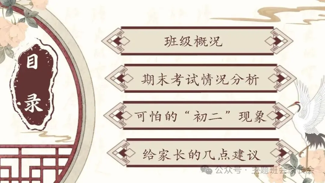 【初二】八年级上秋季家长会ppt:携手同行,共护成长.(含发言稿)-第4张图片-四季读书网 【初二】八年级上秋季家长会ppt:携手同行,共护成长.(含发言稿)-第4张图片-四季读书网