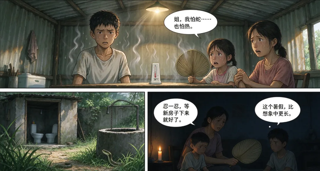 我陪全家住铁皮房苦读到高考,爸说新房归弟,家里所有好处永远优先弟弟,姐姐什么都没有-第2张图片-四季读书网